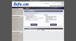 Desktop Screenshot of info.cm