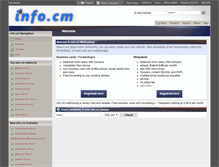 Tablet Screenshot of info.cm
