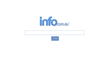 Tablet Screenshot of info.com.au