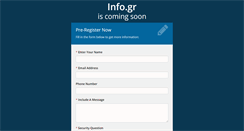 Desktop Screenshot of info.gr