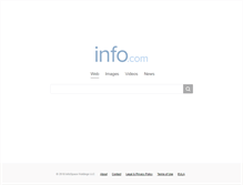 Tablet Screenshot of info.com